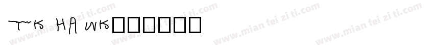TK HAWK字体转换